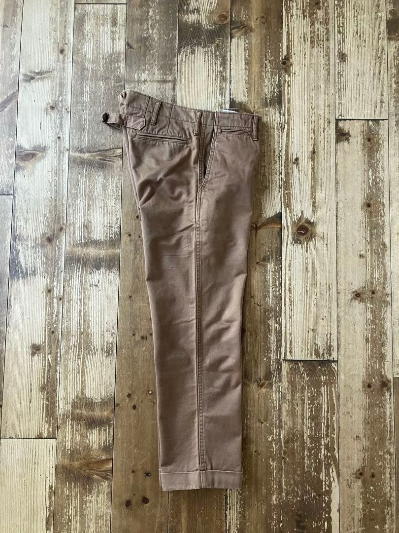 visvim ヴィズヴィム ビズビム チノパン 茶 2 日本製