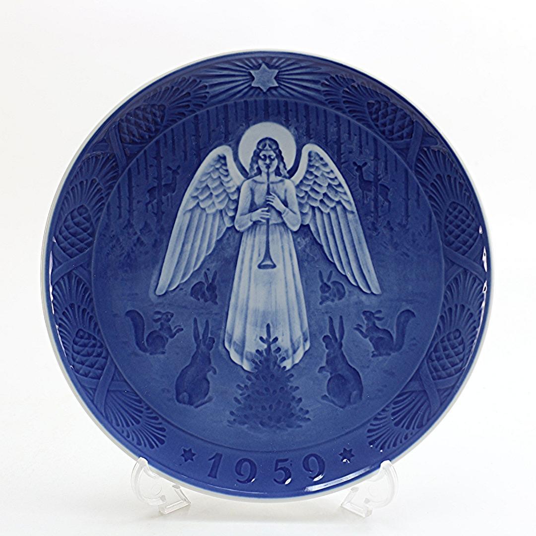 1959年 「クリスマスの夜」 イヤープレート ロイヤルコペンハーゲン 北欧陶器