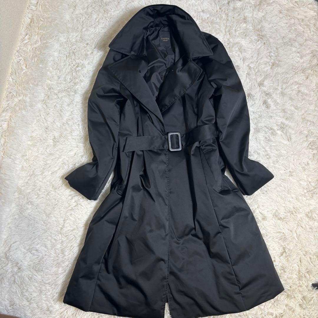 極美品✨ ダーマコレクション　ベルト　ロングコート　ダウン　キルティング　大きめ