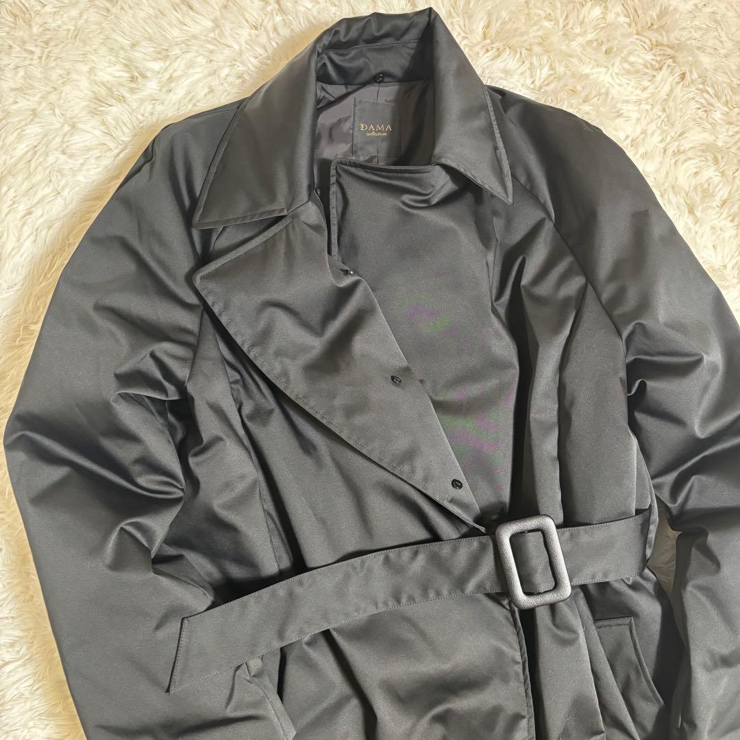 極美品✨ ダーマコレクション　ベルト　ロングコート　ダウン　キルティング　大きめ