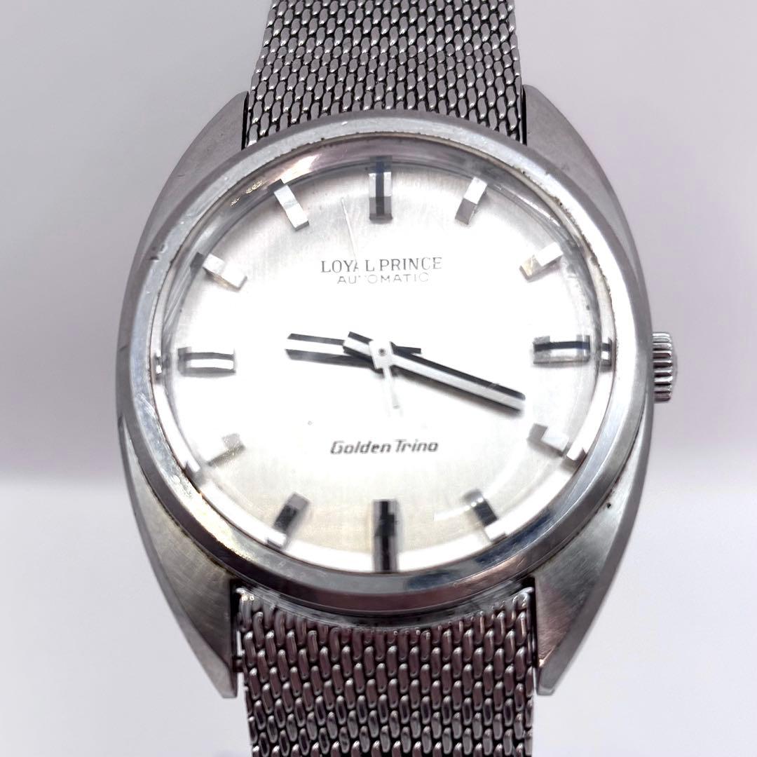 ロイヤルプリンス ゴールデントリノ 自動巻き メンズ 不動 ジャンク