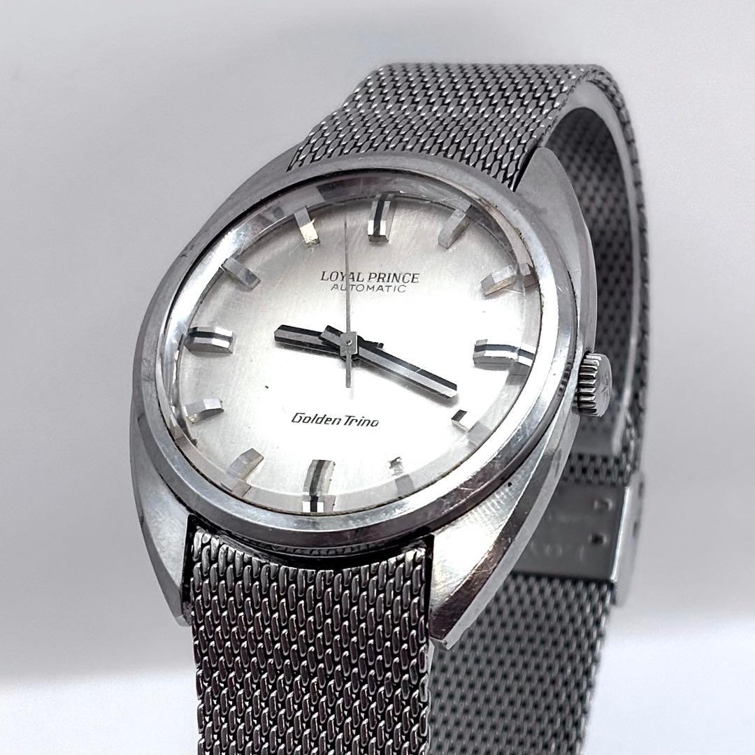 ロイヤルプリンス ゴールデントリノ 自動巻き メンズ 不動 ジャンク