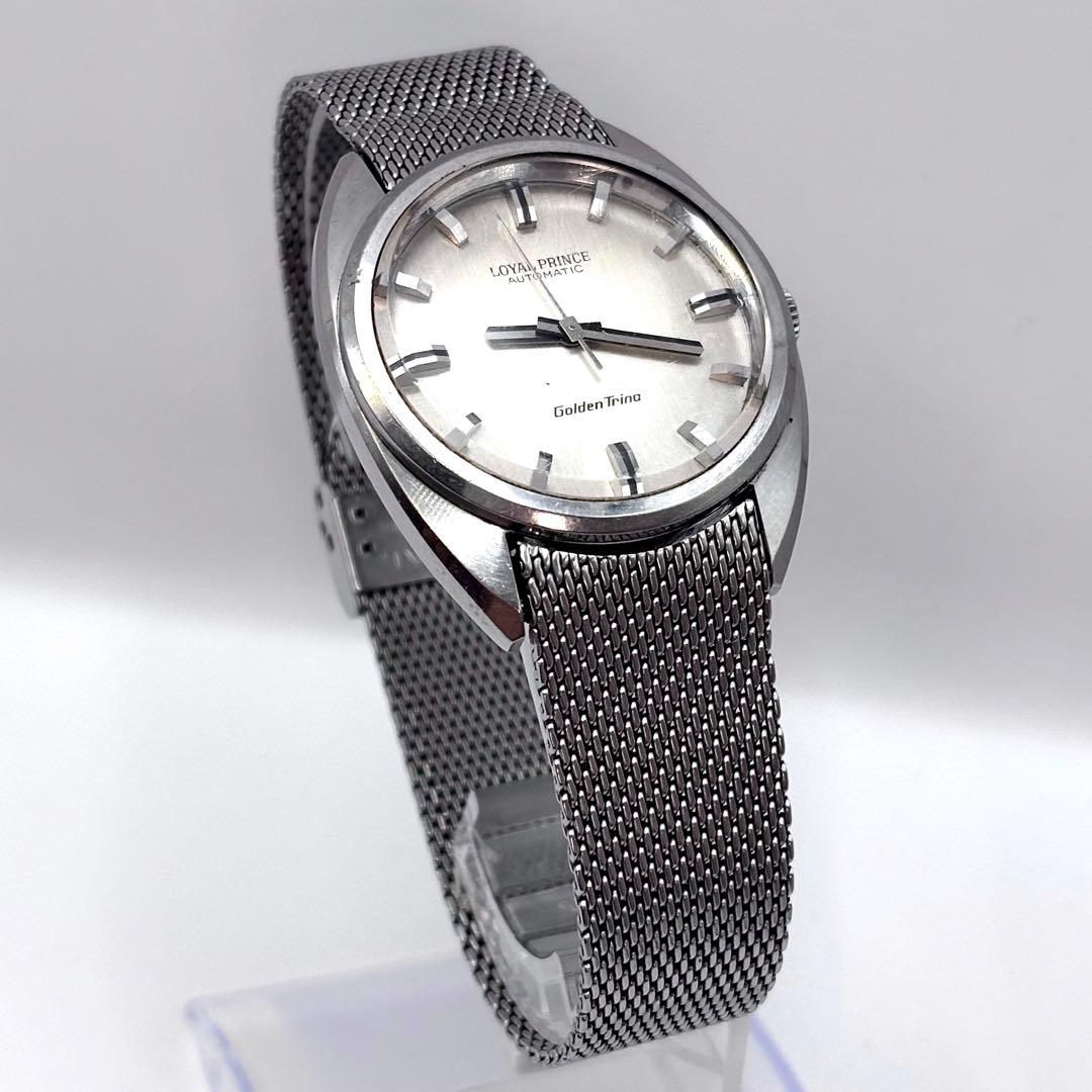 ロイヤルプリンス ゴールデントリノ 自動巻き メンズ 不動 ジャンク