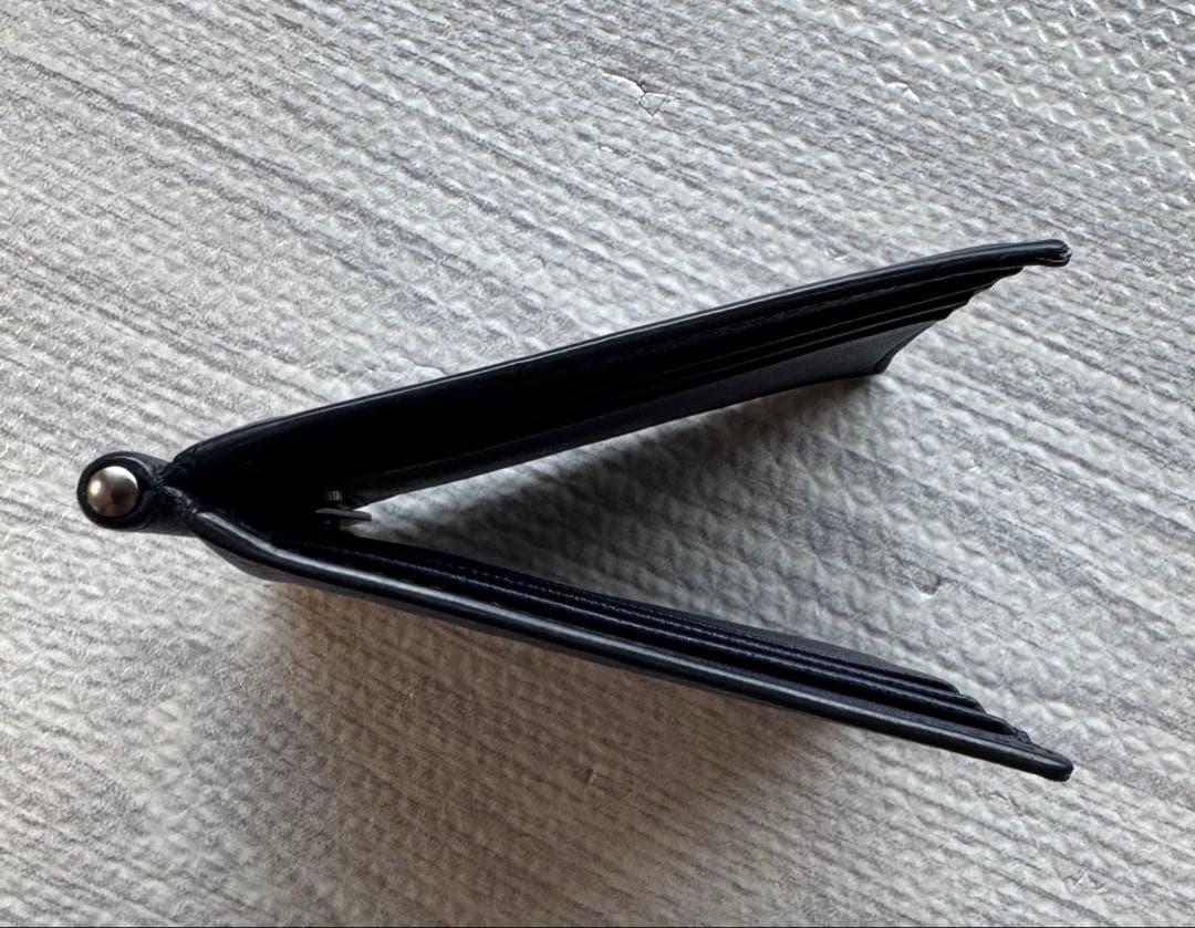 PRADA プラダ サフィアーノ メタル マネークリップ カードケース 二つ折り