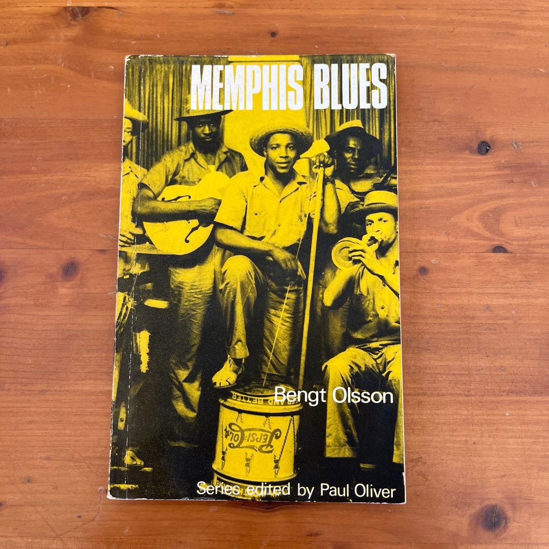 輸入　音楽　本 Book Memphis Blues Bengt Olsson