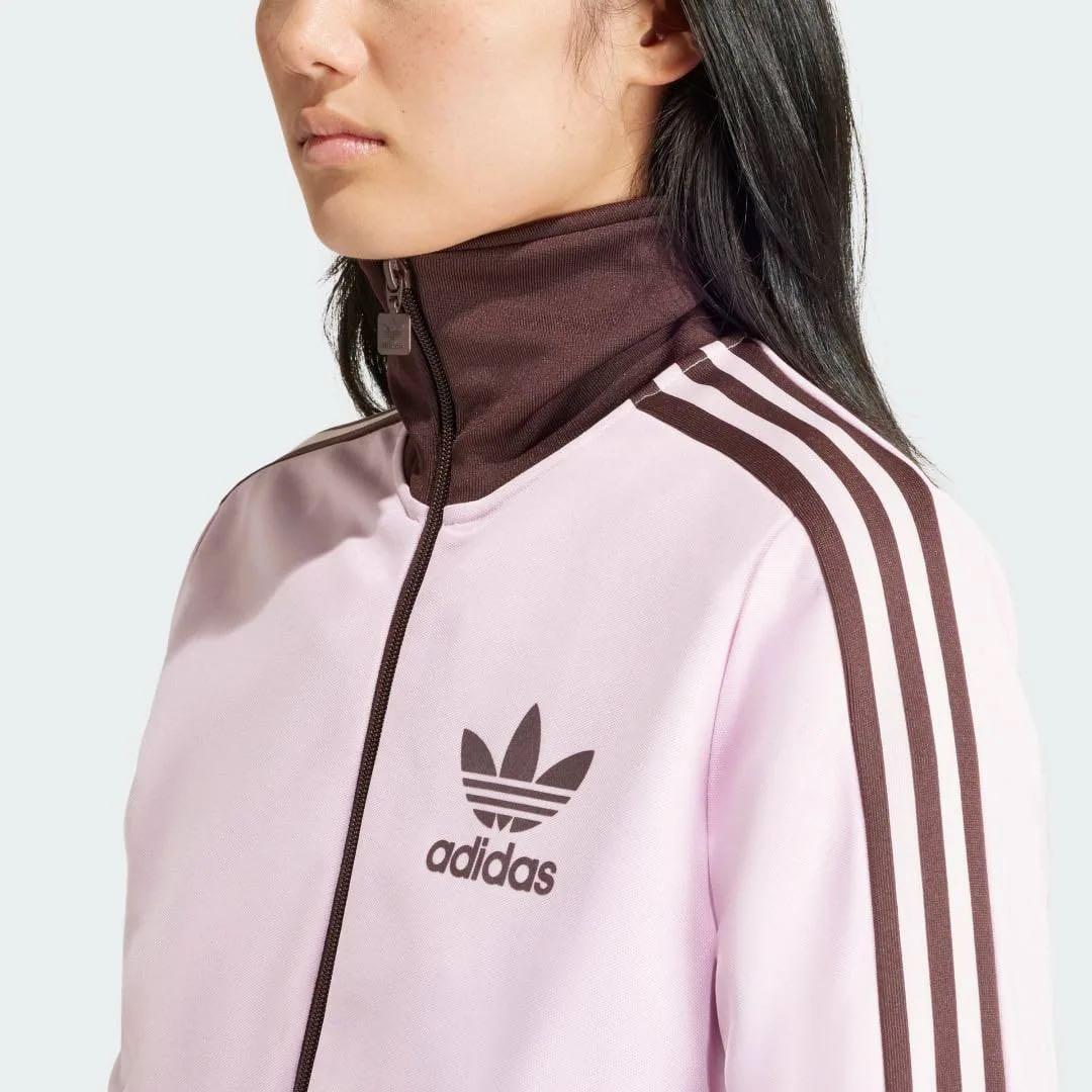 【美品】adidas トラックジャケット ピンク/ブラウン　ベッケンバウアー