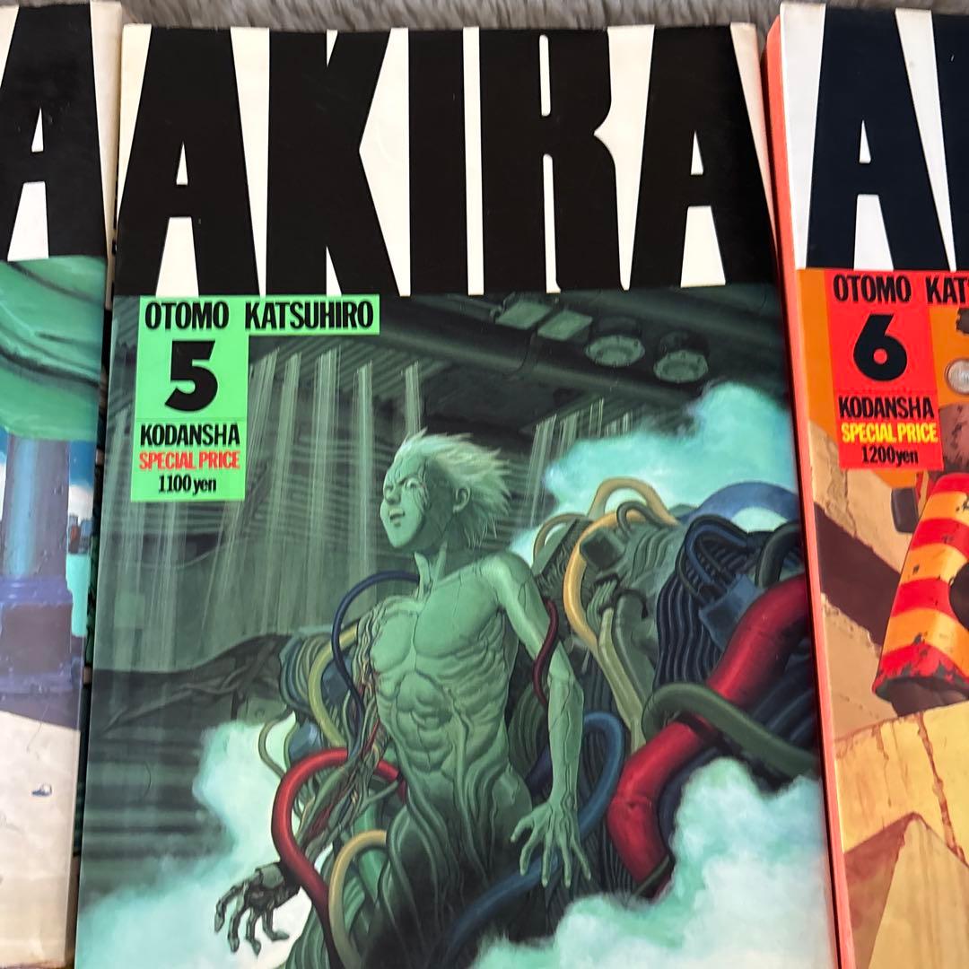 AKIRA 全6巻セット 大友克洋　２から６は初版
