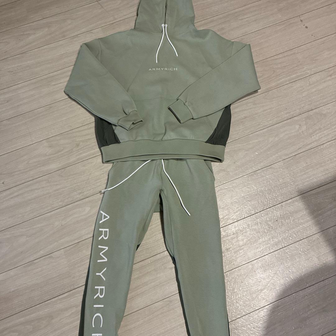 ARMYRICH アーミーリッチ　 グリーン ジャージ上下セットアップ　L