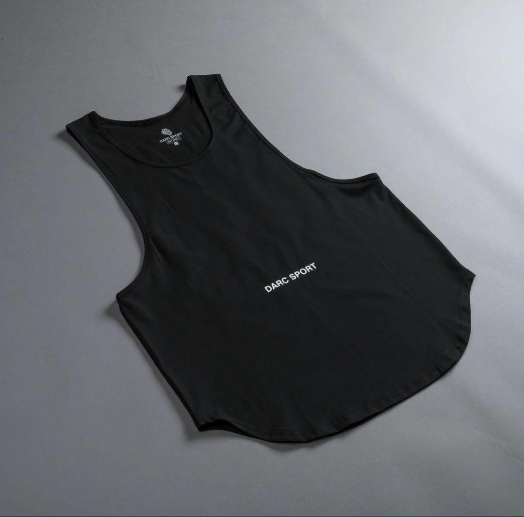424レア　ダルクスポーツdarc sport タンクトップ　M　ドライ　黒