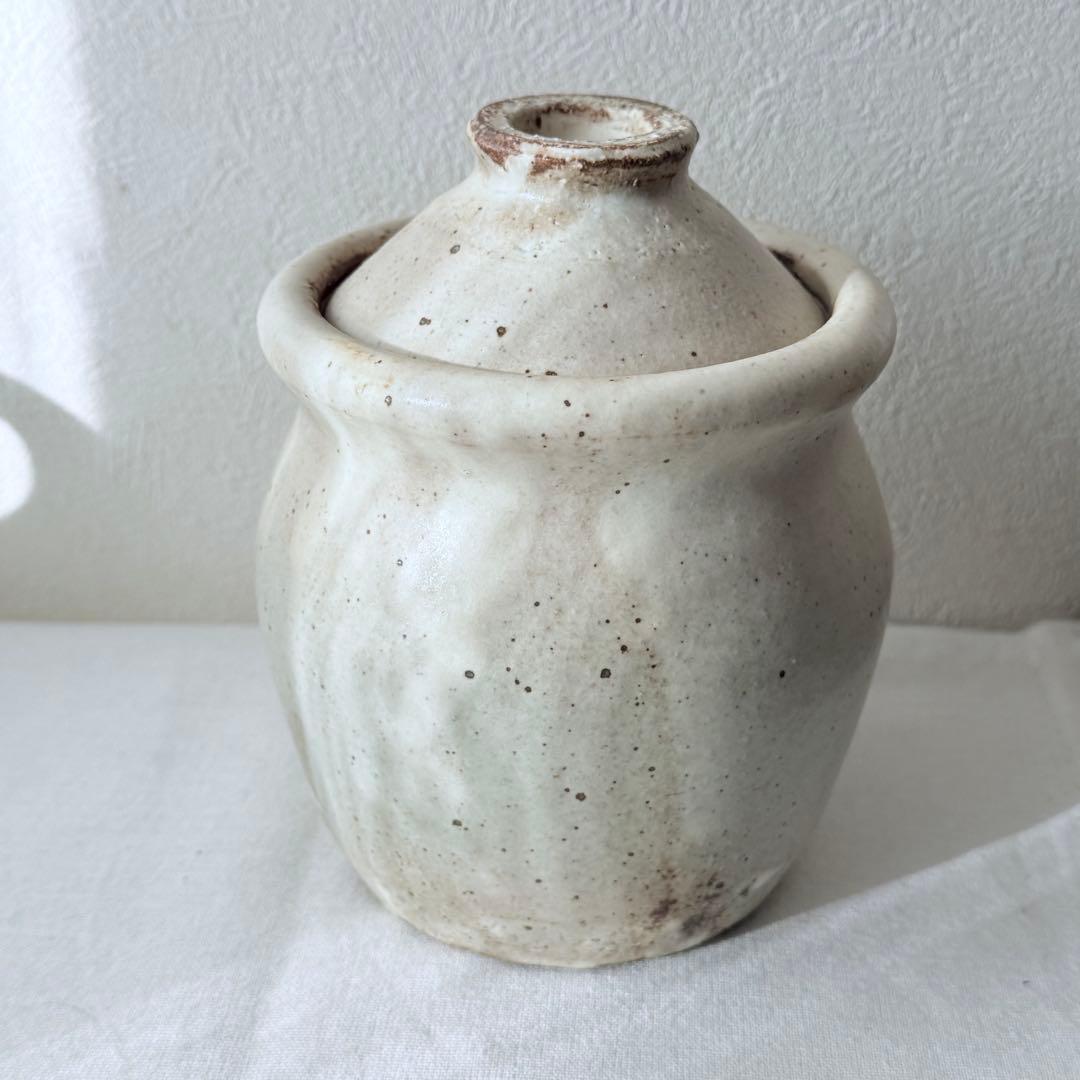 正島克哉 工房正島　蓋物　味噌壺　塩壺