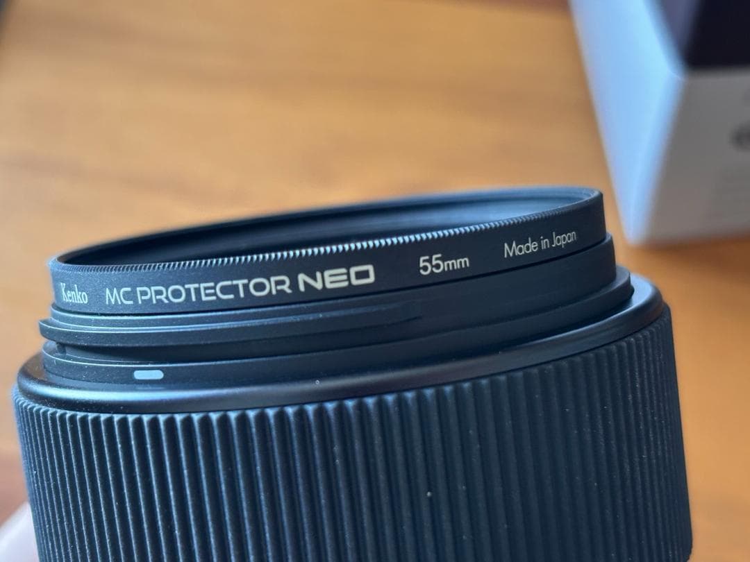 シグマ レンズ Xマウント 56mm F1.4 DC DN プロテクター付き