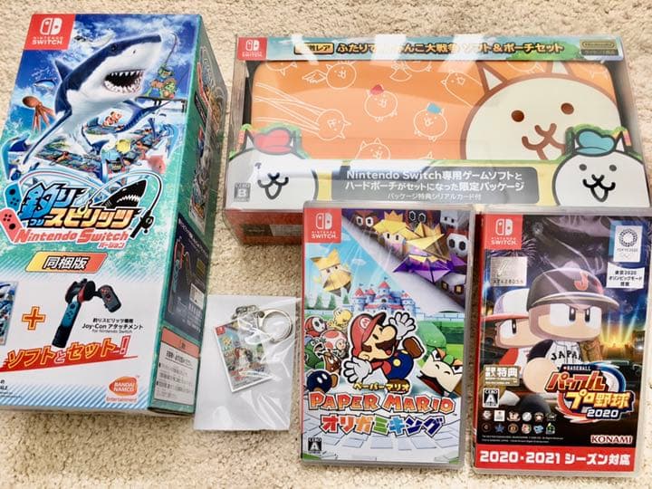 【新品未開封】②ニンテンドースイッチ新型本体Joy-Conネオン+最新人気ソフト