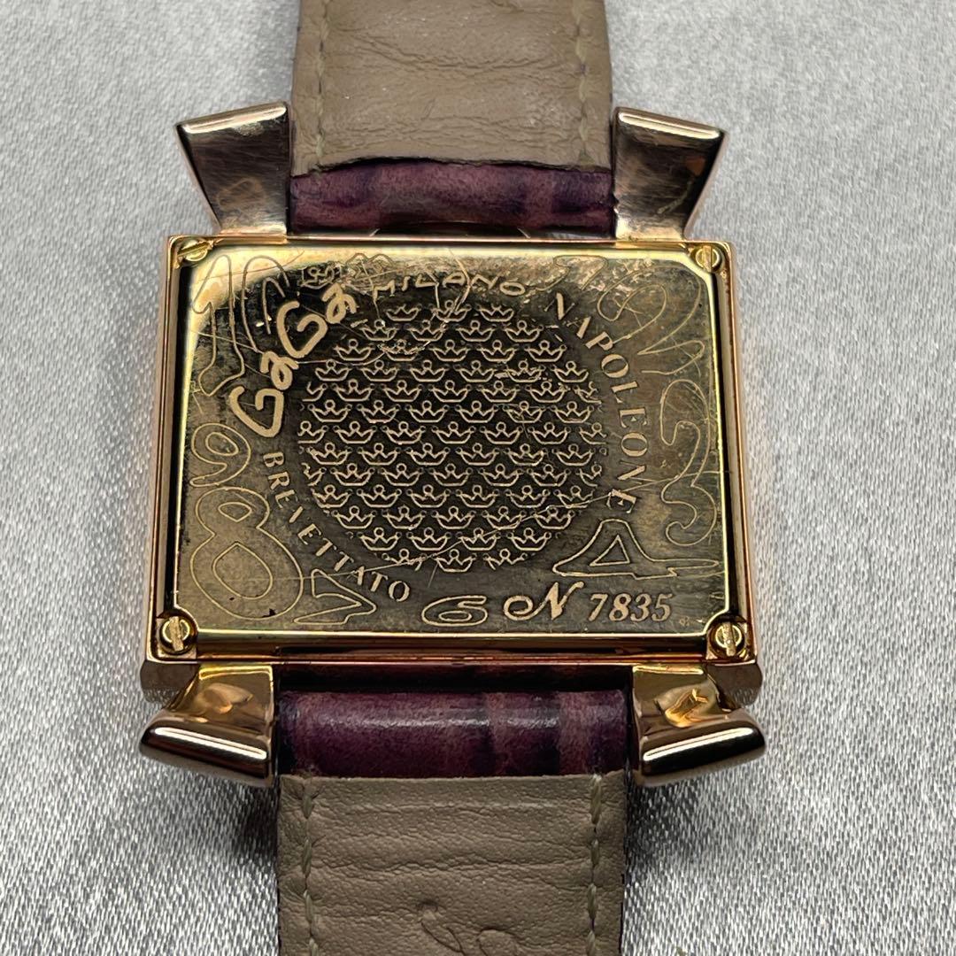 GAGA MILANO NAPOLEONE クォーツ シェル 2針