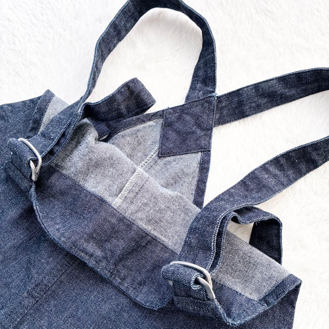 かぐれ インディゴ デニムサロペット オールインワン パンツ ワイド　綿