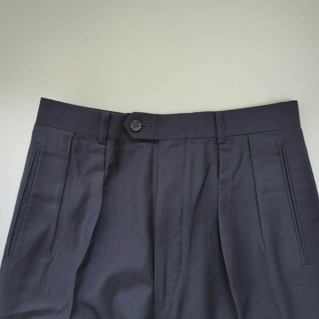 ロロピアーナ✨ポールスミス✨ネイビー ダブルブレスト ビジネススーツ M