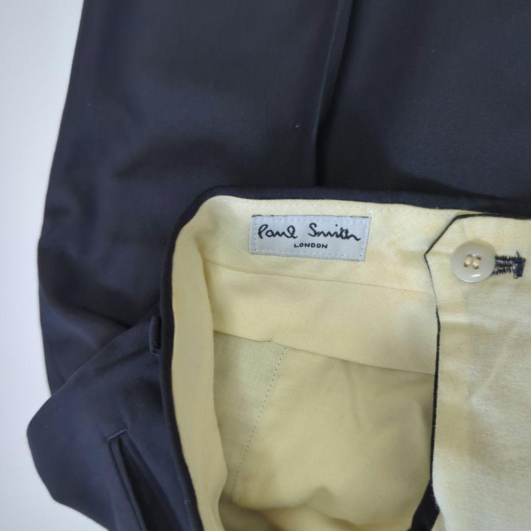 ロロピアーナ✨ポールスミス✨ネイビー ダブルブレスト ビジネススーツ M