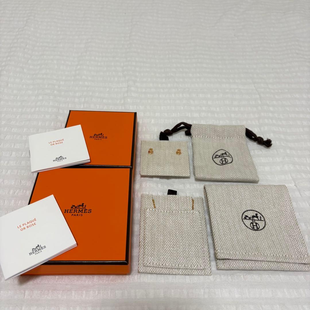 ‼️お値下げ‼️購入証明書付‼️HERMES ミニポップH ネックレス、ピアスセット