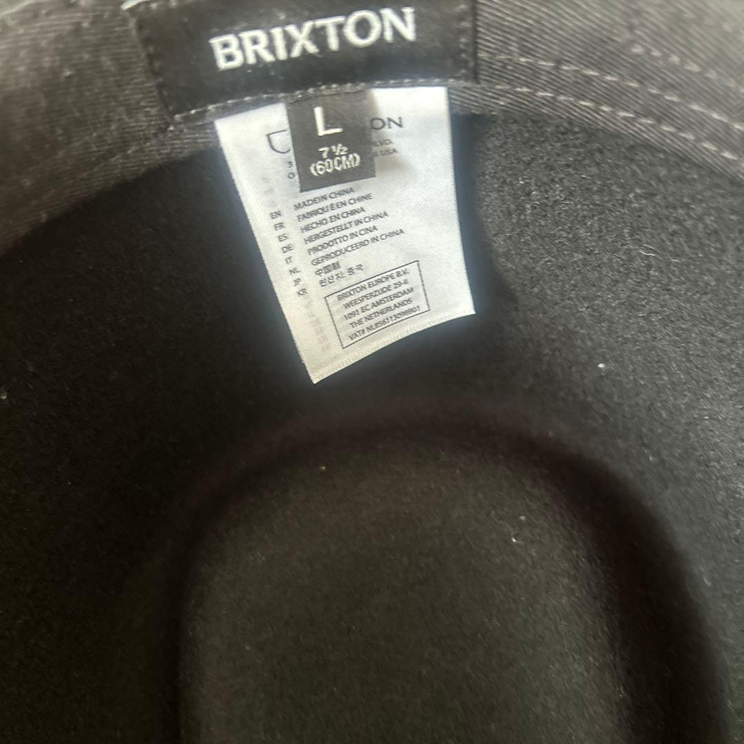 【BRIXTON】ブリクストン FEDORA HAT ハット　ウール 60cm