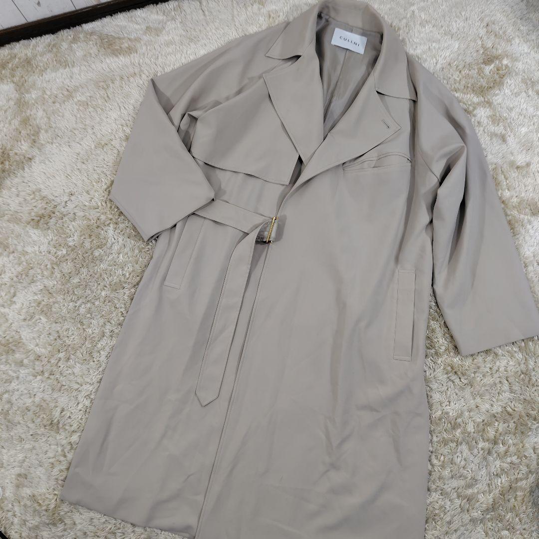 22SS CULLNI タイロッケントレンチコート オーバーサイズ