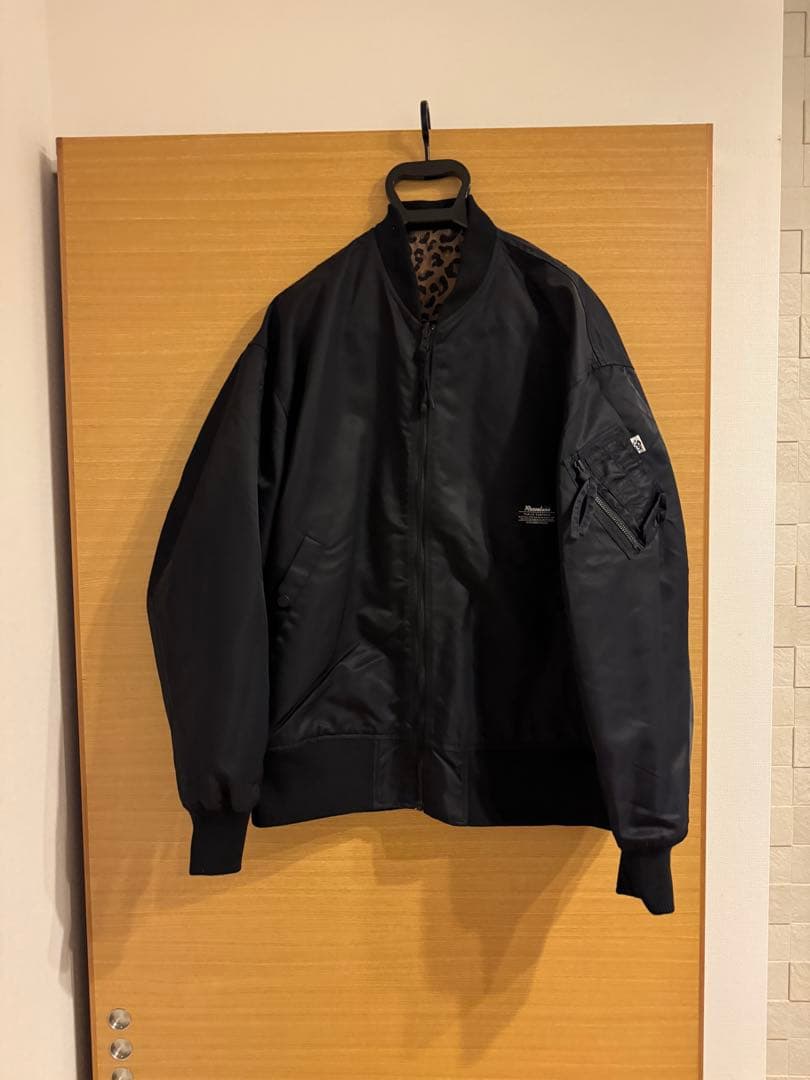 Russeluno ヒョウ柄 ボンバージャケット