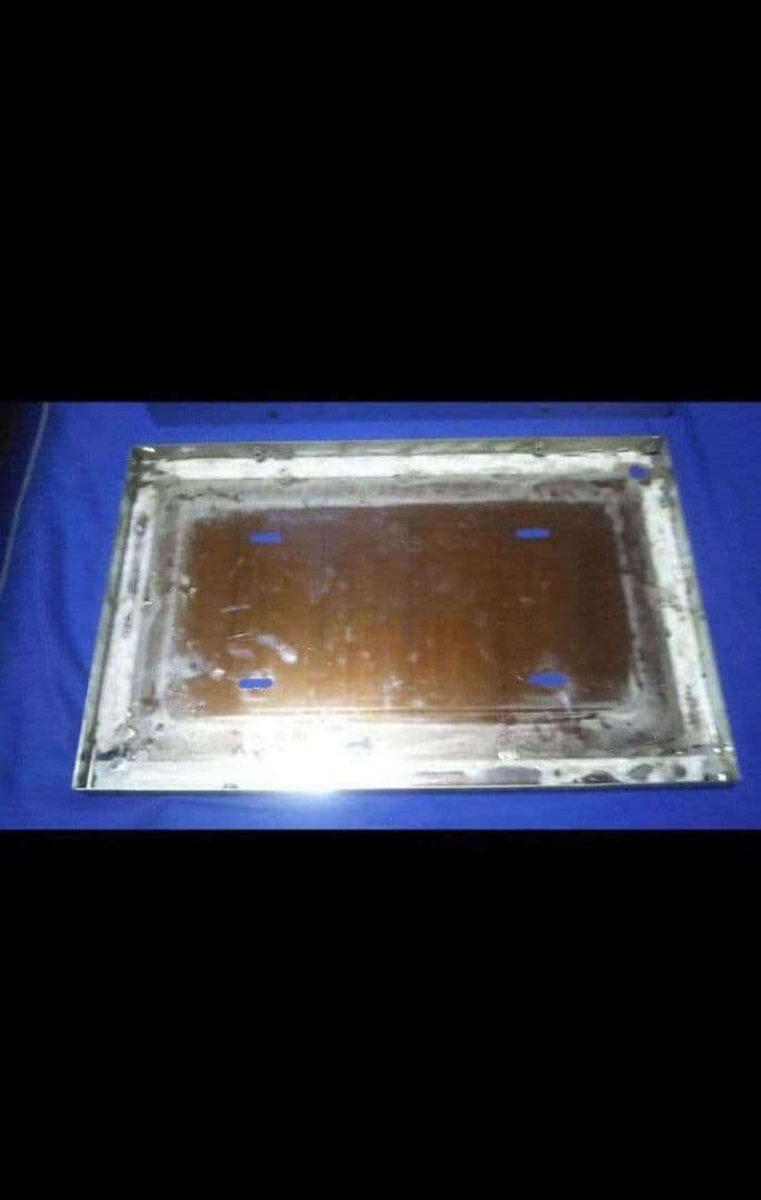 早い者勝ち⭐️ステンレスアンドン付きナンバー枠 軽トラ 2t 4t デコトラ