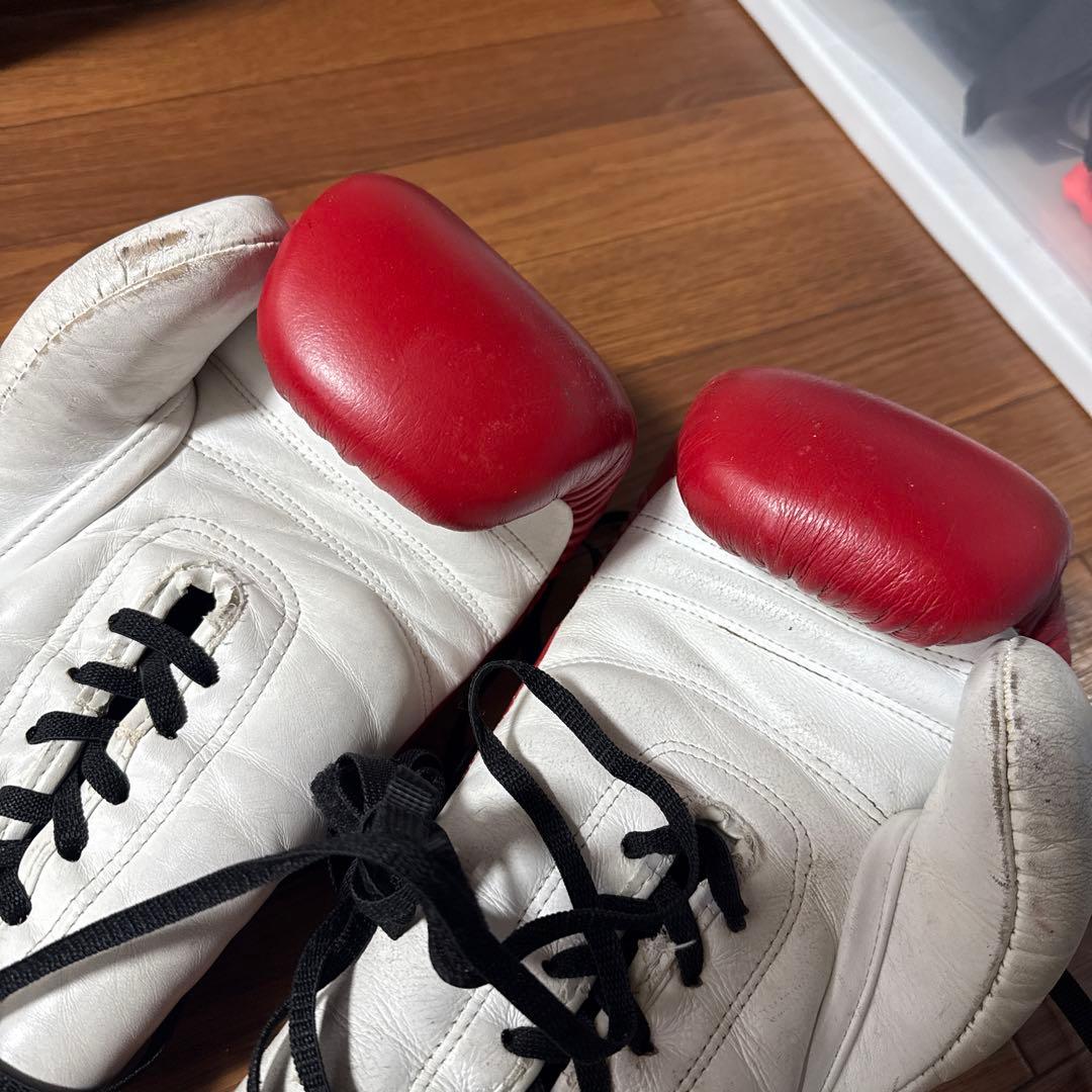 Kworld ボクシンググローブ 12oz レッド　本革