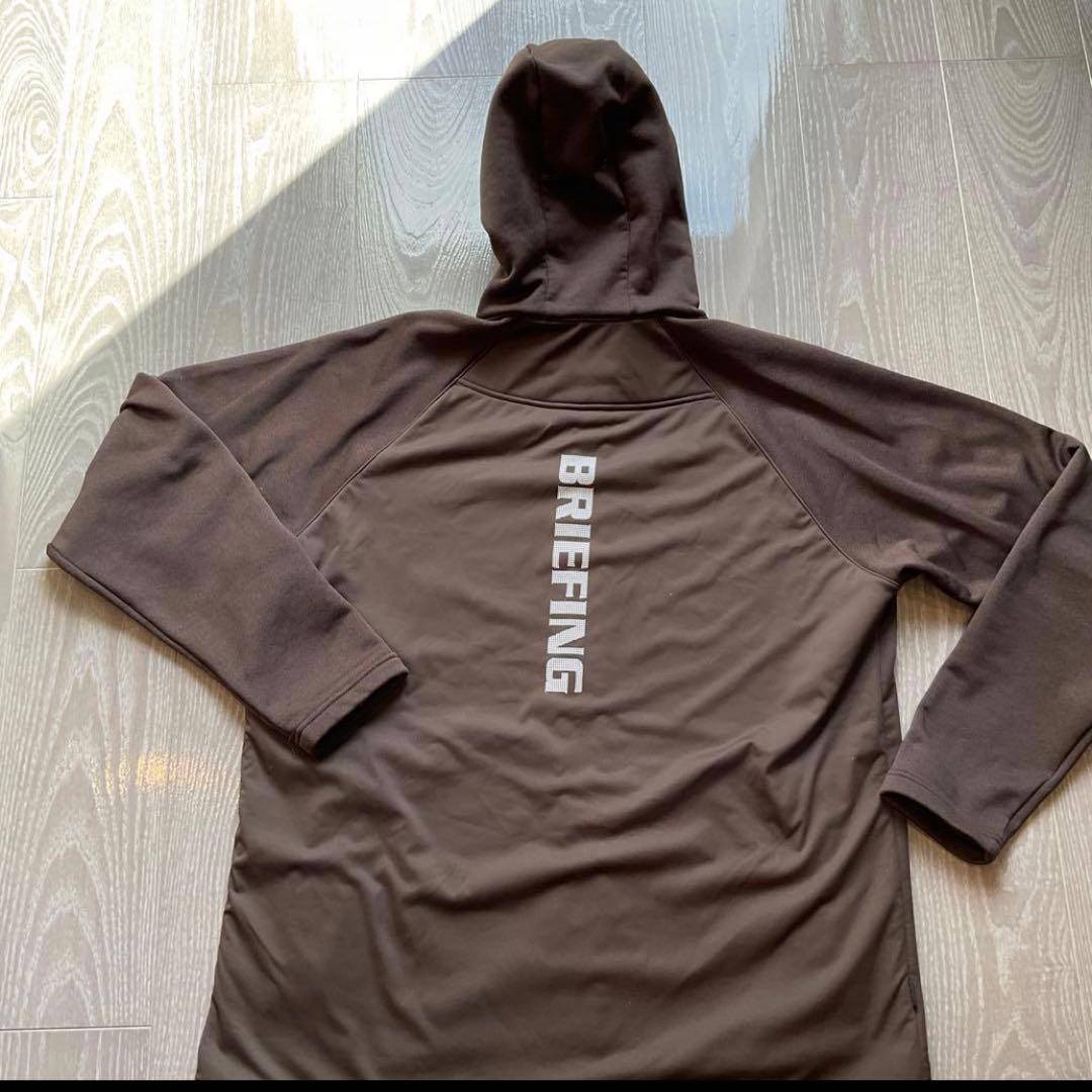 ブリーフィング　パーカー　(ブラウン、メンズL)