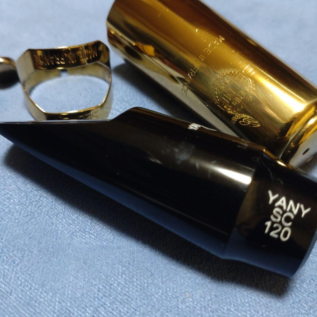 YANY SC 120 ソプラノサックスマウスピース リガチャーキャップ付き