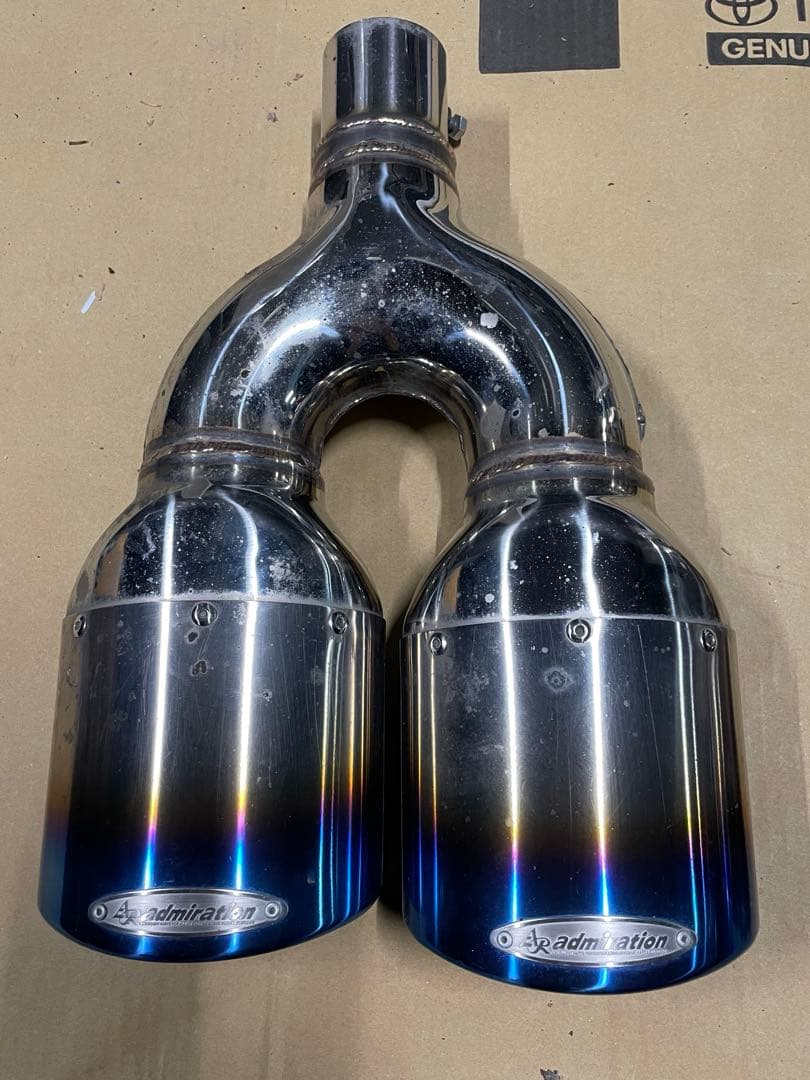 アルファード ヴェルファイア　アドミレイション　マフラー　テールエンド