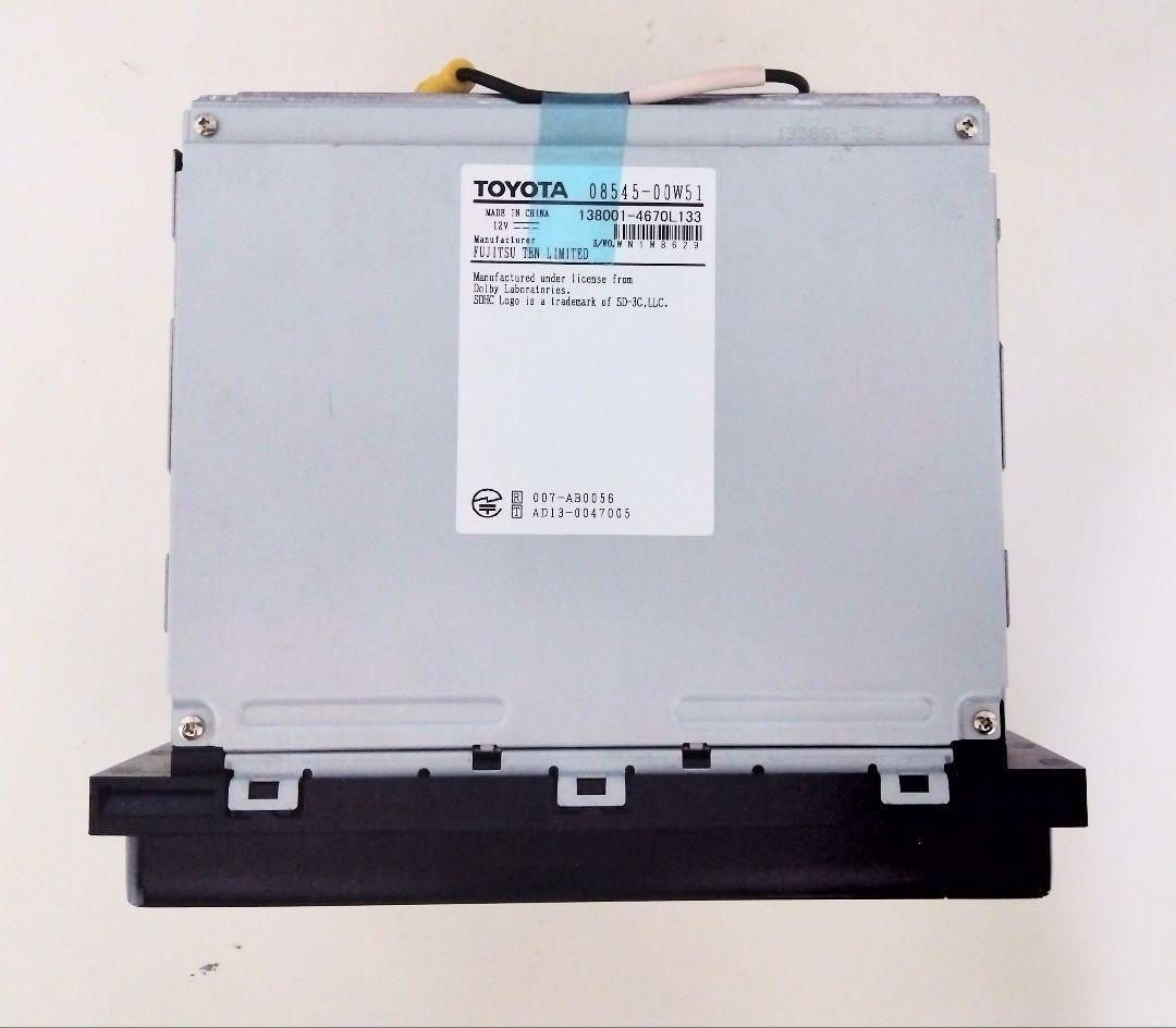 2023年地図 トヨタ純正 SDナビ　NSZT-W64　高精細液晶　アンテナ