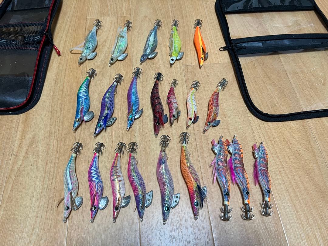 エギ・餌木 21個セット 収納ケース付き