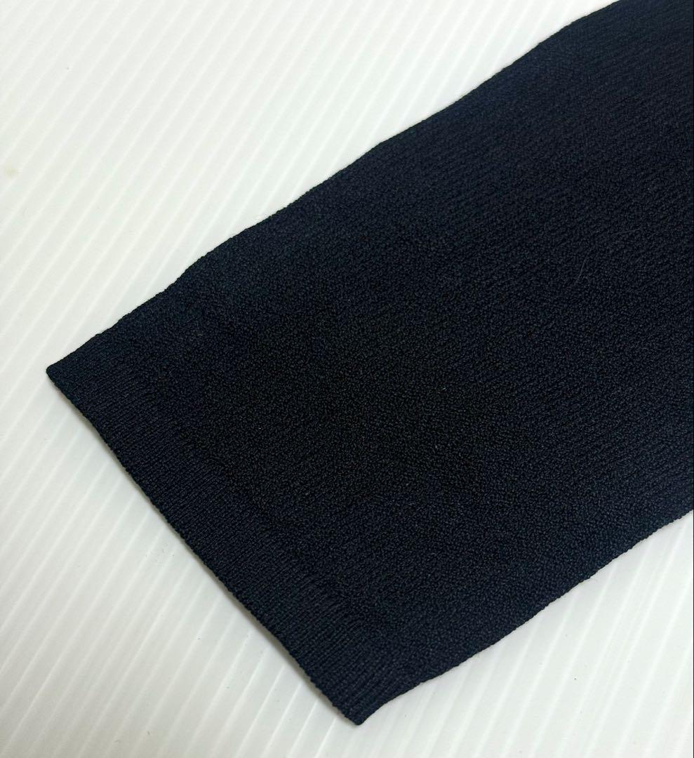 美品 GUCCI グッチ 肩紐レザー ワンピース 中厚手 イタリア製