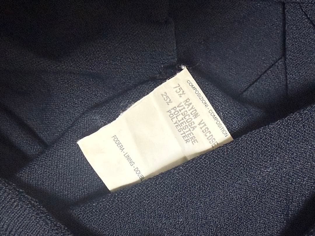 美品 GUCCI グッチ 肩紐レザー ワンピース 中厚手 イタリア製