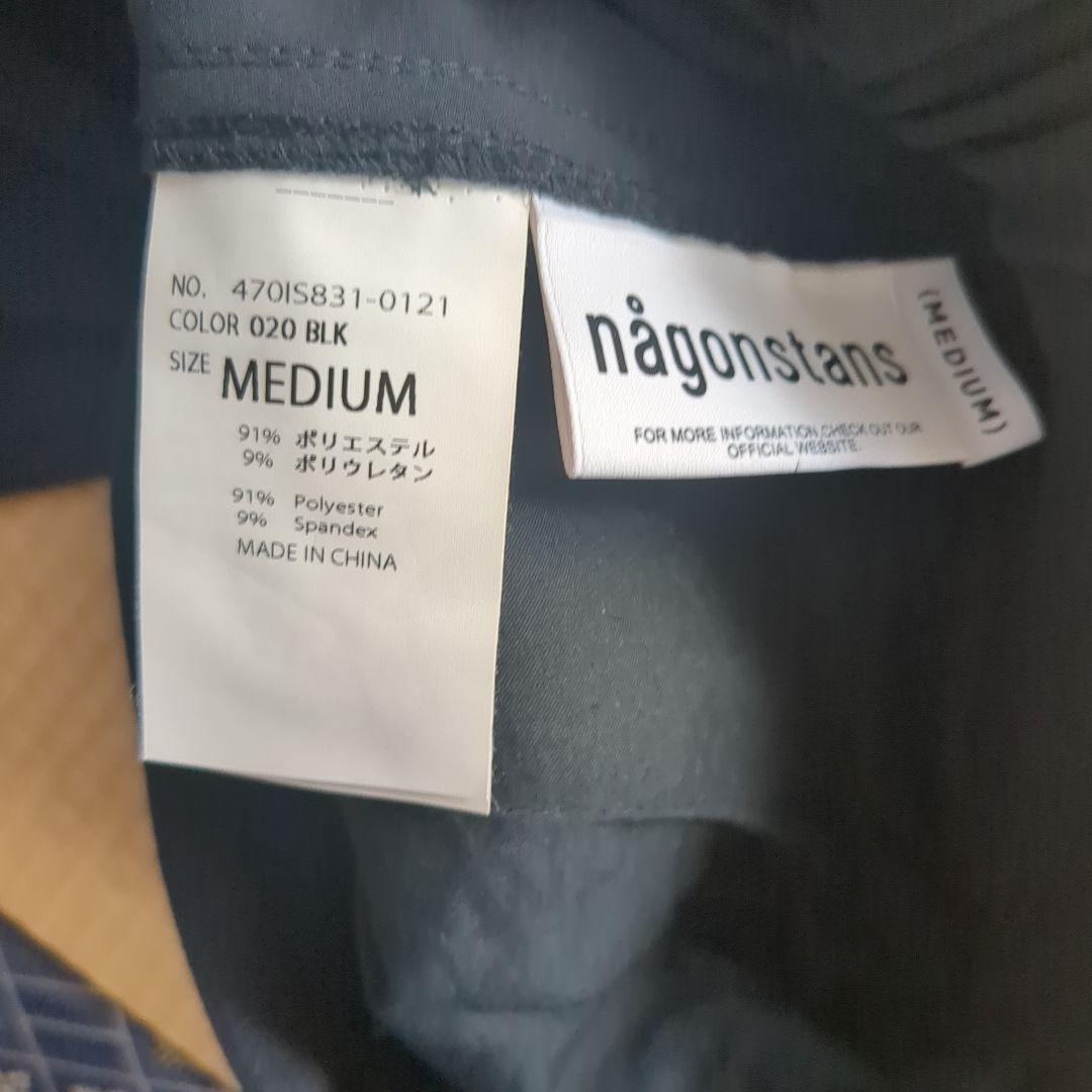 nagonstans パラシュートパンツ M 黒