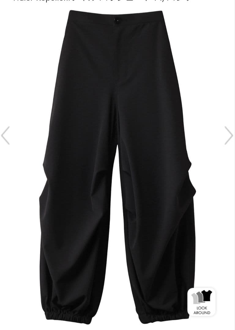 nagonstans パラシュートパンツ M 黒