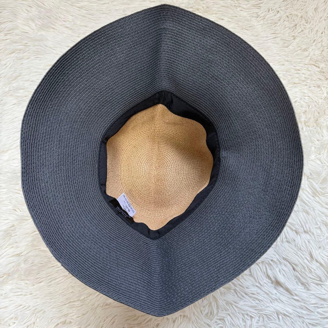 【極美品】アシーナニューヨーク リサコ ツートーンハット リボン 夏