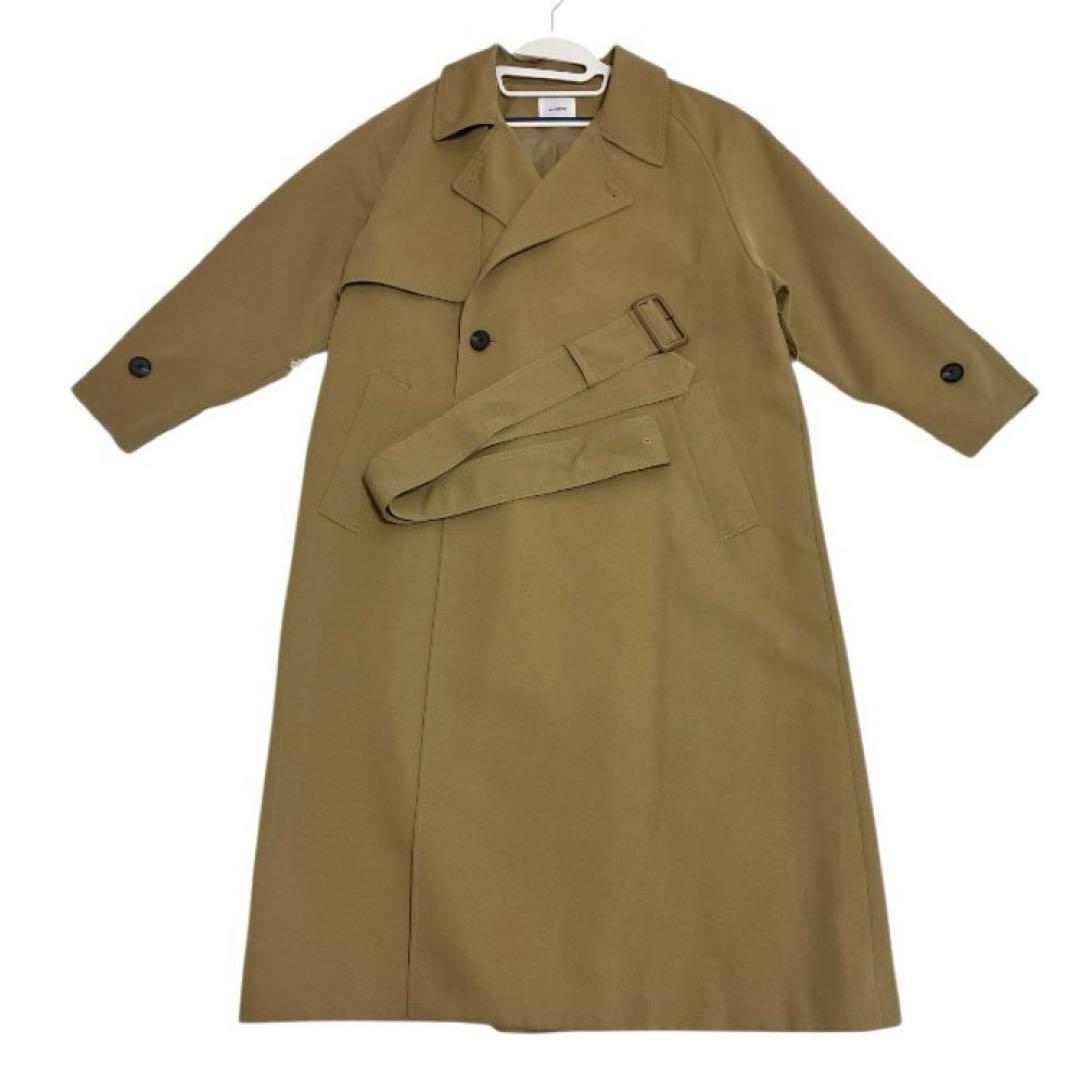 【訳あり美品】MIESROHE ドルマンスリーブトレンチコート　ベージュ0サイズ