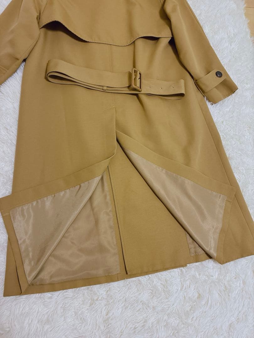 【訳あり美品】MIESROHE ドルマンスリーブトレンチコート　ベージュ0サイズ
