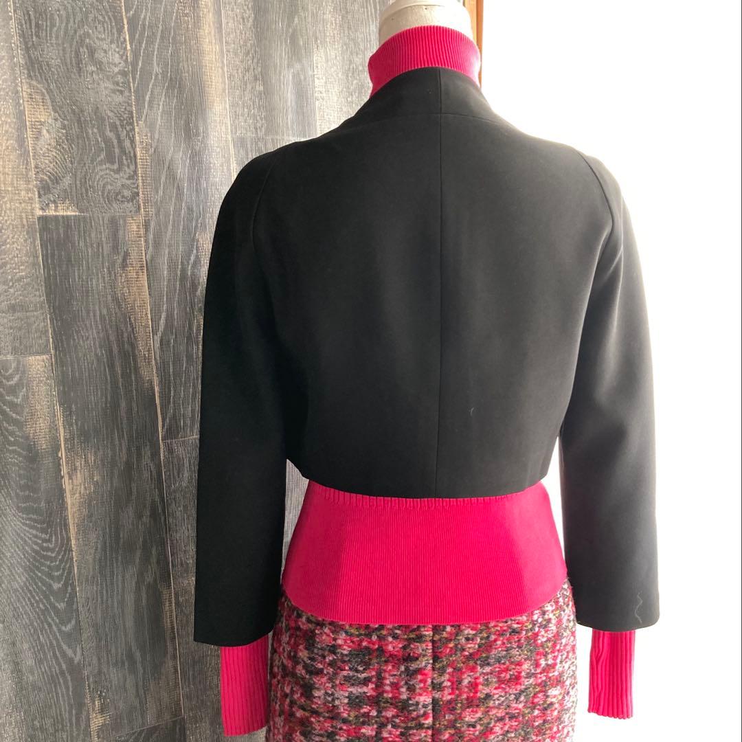 PAULE KA 美品 ジャケット ボレロ ショート丈 ブラックフォーマル 黒