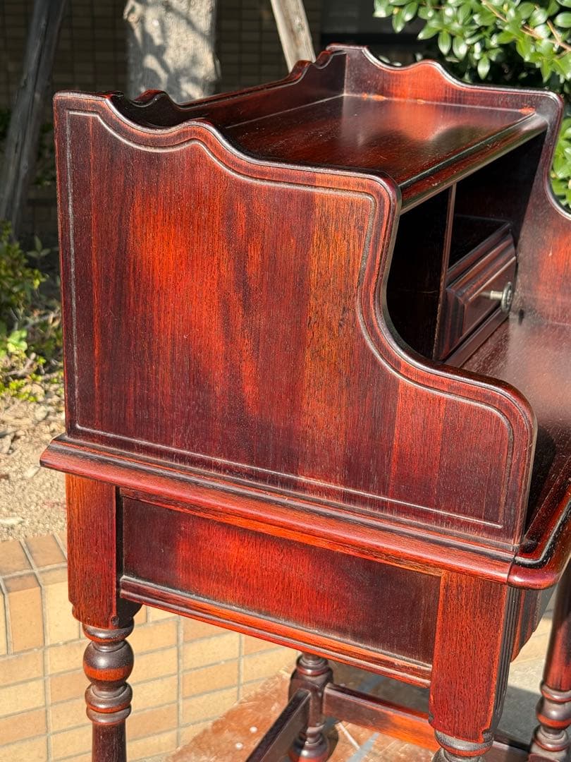 希少 カリモク ライティングデスク ライティングビューロー 家具 レトロ