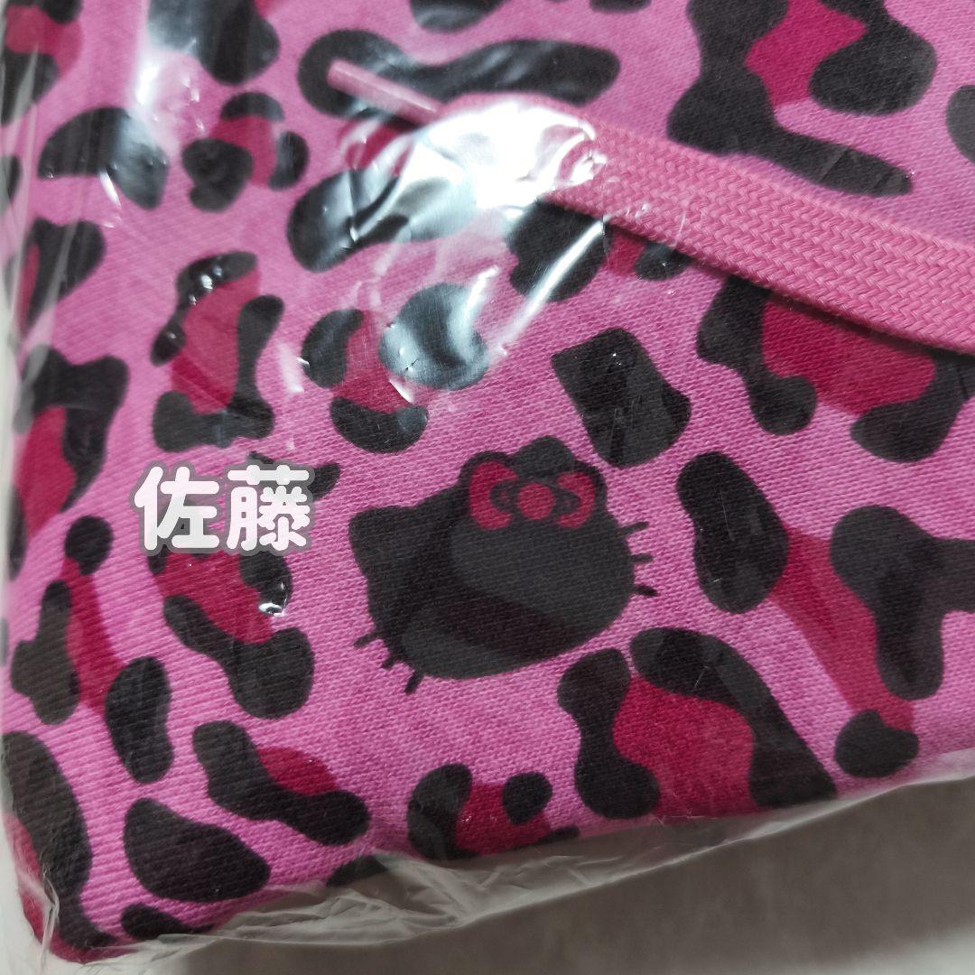 ハローキティ×9090 girl　パーカー　ピンク豹柄　Sサイズ　平成ギャル