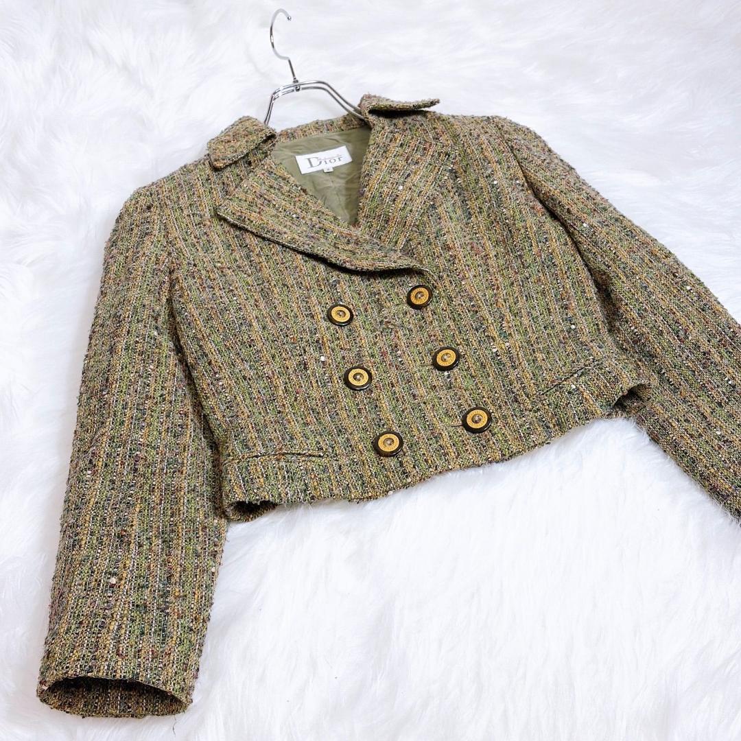 Mademoiselle Dior マドモアゼルディオール ツイード シルク混