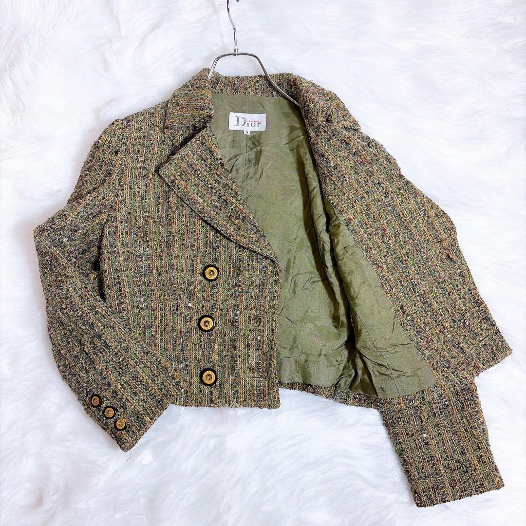 Mademoiselle Dior マドモアゼルディオール ツイード シルク混