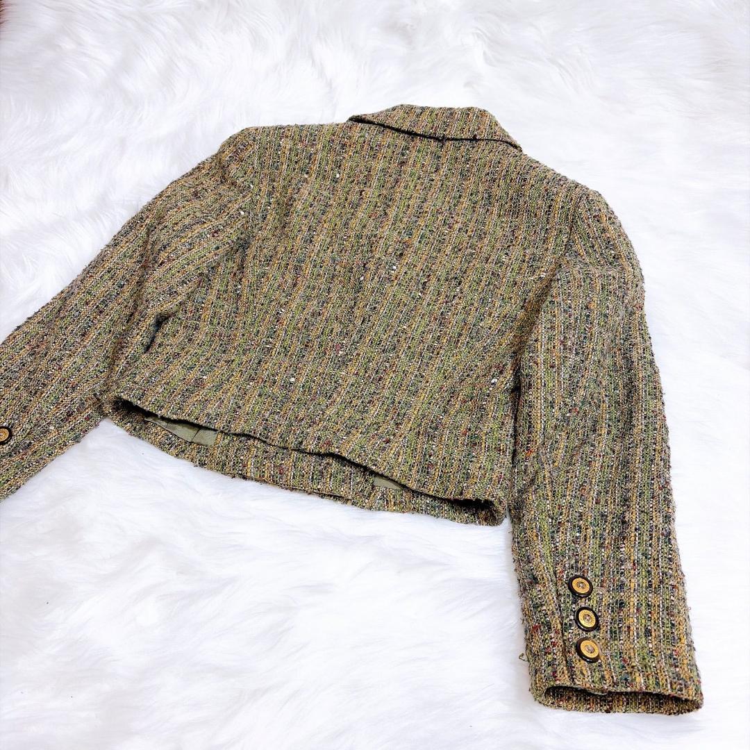 Mademoiselle Dior マドモアゼルディオール ツイード シルク混