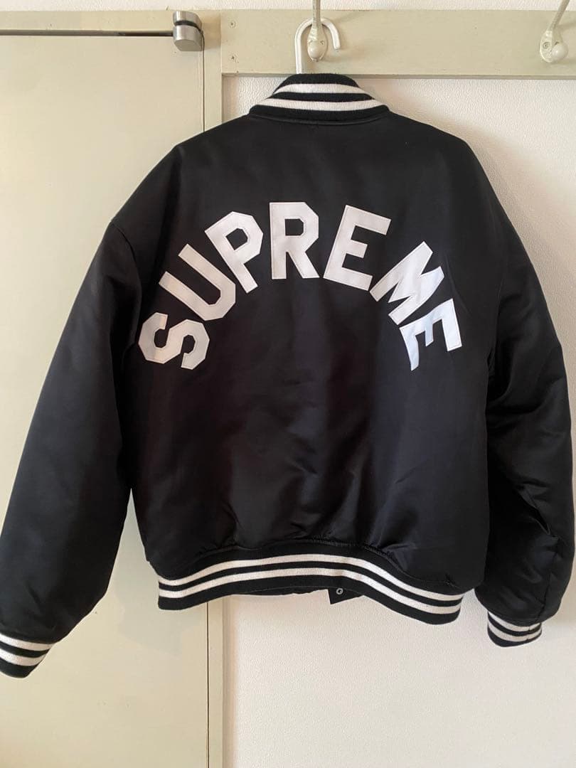 Supreme Mitchell & Ness スタジャン Lサイズ