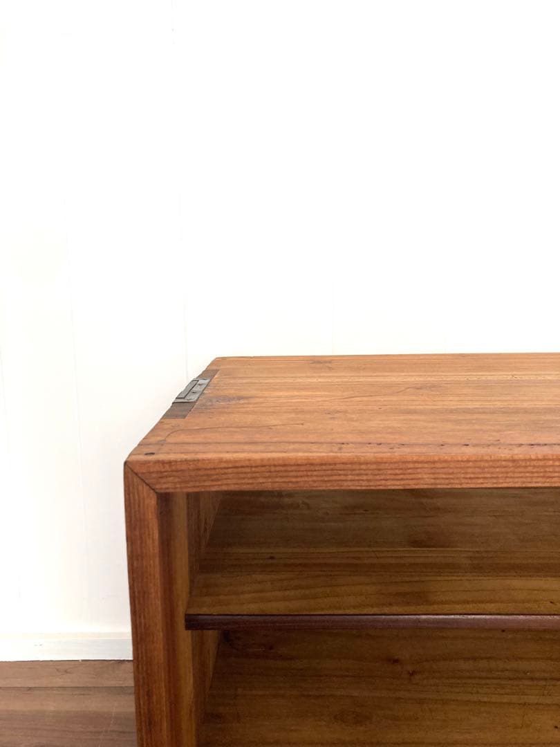 【メンテ済】アンティークの収納棚　ローボード　総桐　小物収納にも便利