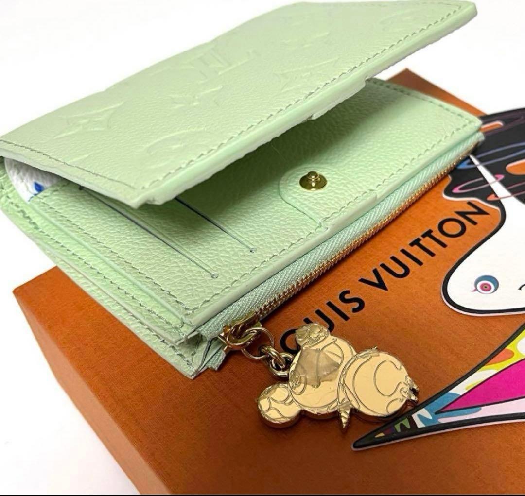 ルイヴィトンポルトフォイユ　リサ　グリーンティー　m14088新品未使用品