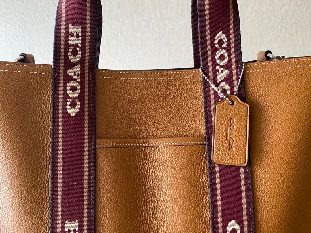 COACH ブラウン ビジネスバッグ