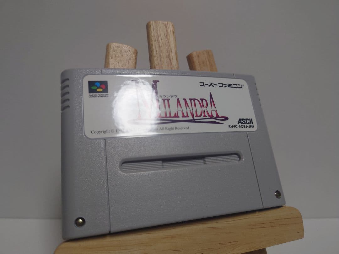 SFCレアソフト ミランドラ　中身完品ハガキ付き　起動確認のみ