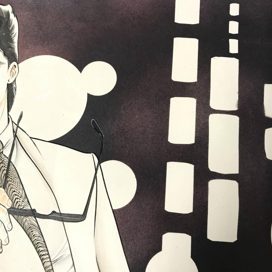 檜垣 憲朗 直筆カラー 原画 原稿 【ジ・ゴ・ロ】青年マンガ